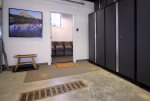 Spacious garage and entry